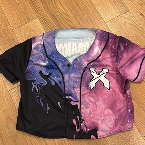 Excision/Subtronics cropped custom jersey